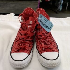 Hello Kitty Kids Sneakers in Red and White